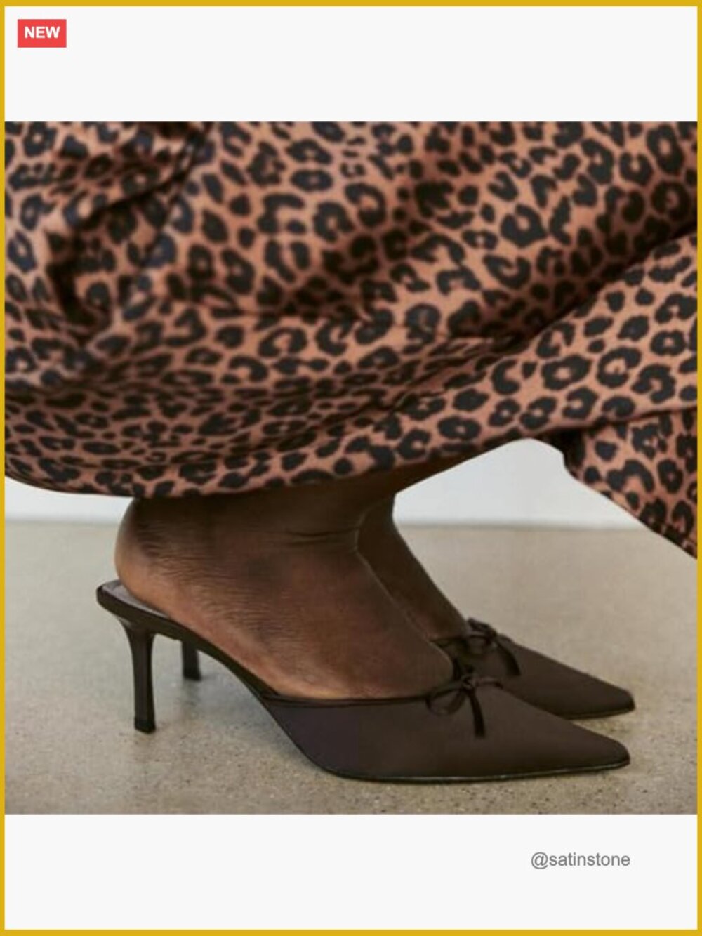 Kitten Heel Bow Mules for Women Slip On Backless Low Heel Pumps - Picture 5 of 7